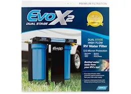 Camco Evo x2 dual stage premium rv water filter kit