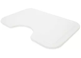 Camco Large rv/marine sink mat cutting board 12in x 18in white