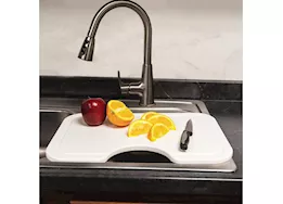 Camco Large rv/marine sink mat cutting board 12in x 18in white