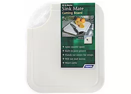 Camco Sink mate cutting board white 12-1/2in x 14-1/2in