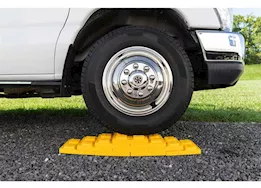 Camco FasTen Leveling Blocks (10-Pack) with T-Handle – 2x2, Yellow