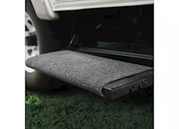 Camco RV Wrap Around Step Rug - 18" Wide Gray