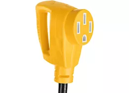 Camco Power Grip Dogbone Electrical Adapter - 30 Amp Male to 50 Amp Female
