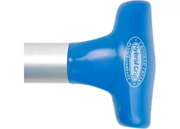 Camco Crooked Creek Aluminum/Synthetic Paddle with Hybrid Grip - 4.5 ft., Blue