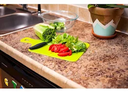 Camco Foldable Cutting Board - Green Plastic