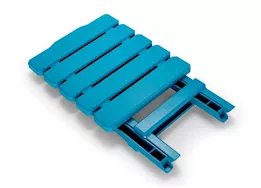 Camco Adirondack Folding Side Table - Aqua, 14"W x 12"D x 15"H
