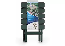 Camco Adirondack Folding Side Table - Green, 14"W x 12"D x 15"H
