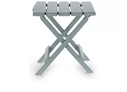 Camco Adirondack Folding Side Table - Gray, 14"W x 12"D x 15"H