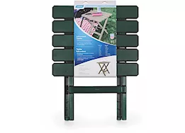 Camco Adirondack Folding Table - Green, 18"W x 15"D x 19.5"H