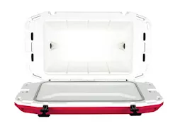 Camco Currituck 50 Quart Cooler - Raspberry/White