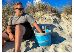 Camco Pop-Up Cooler - Blue with Bottle Opener