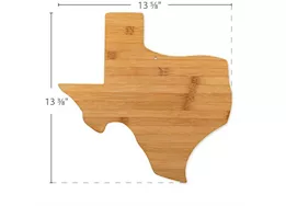Camco Bamboo Cutting Board – Texas-Shaped