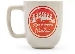 Camco Life Is Better At The Campsite Mug - Gray
