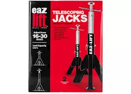 Camco EAZ-Lift Heavy Duty Telescopic Stabilizing Jack with Quick Release Pin (2-Pack)