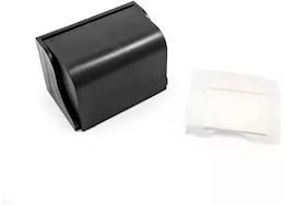 Camco Pop-A-Toothbrush Hygienic Toothbrush Holder for (2) Toothbrushes – Black