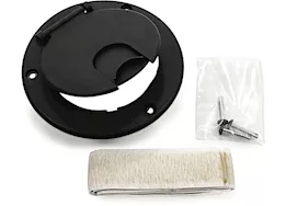 Camco Electric cable hatch w/o back, black