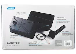 Camco Battery box - standard, compartment vented 12v