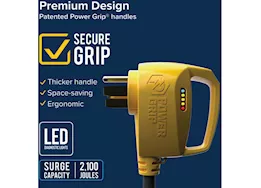 Camco Power grip dogbone 50am/30af 18in analyzer/surge protect adapter