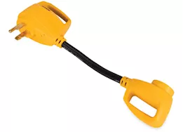 Camco Power grip dogbone 50am/30af 18in analyzer/surge protect adapter