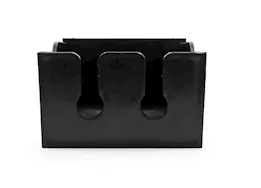 Camco Pop-A-Toothbrush Hygienic Toothbrush Holder for (2) Toothbrushes – Black