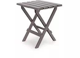 Camco Adirondack Folding Table - Taupe, 18"W x 15"D x 19.5"H