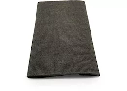 Camco Premium Wrap Around RV Step Single Rib Rug - 23" Wide Gray