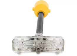 Camco Powergrip - gen adapter db 12in 30a male 4-prong/3x15a female 125v/3750w