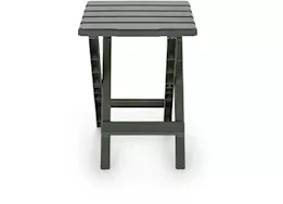 Camco Adirondack Folding Side Table - Sage, 14"W x 12"D x 15"H