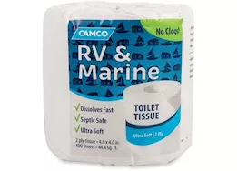 Camco TST 2-Ply RV and Marine Toilet Tissue - Single Roll