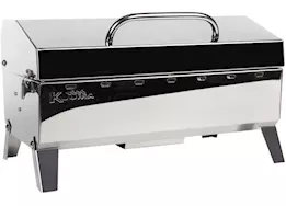 Camco Kuuma Stow N’ Go 160 Premium Stainless Steel Charcoal Grill