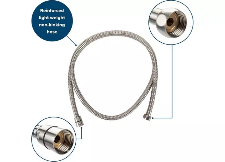 Camco Shower head kit-brushed nickel (e)