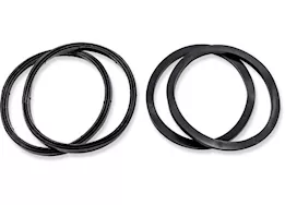 Camco RV Sewer Hose Fitting Gaskets - 2 Elbow Gaskets & 2 Bayonet Gaskets