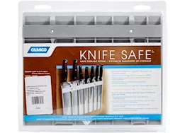 Camco Knife safe, gray, 9x11x5/8