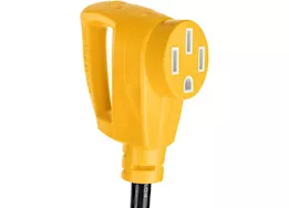 Camco Power Grip Dogbone Electrical Adapter - 30 Amp Male to 50 Amp Female (Carded)