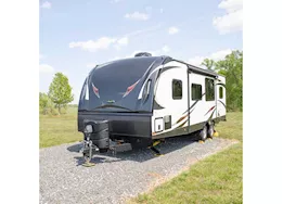Camco RV Propane Tank Cover for two 20 lb. or 30 lb. Steel Tanks – Black|40539