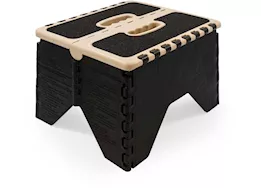 Camco RV Folding Step Stool - Tan/Black