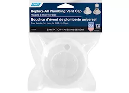Camco Replace-All Plumbing Vent Cap - White