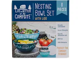 Camco Libatc - melamine nesting bowl set