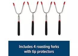 Camco Telescoping roasting fork, 4-pack