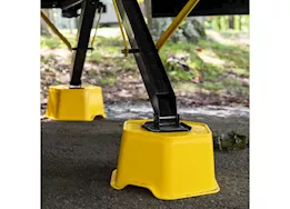 Camco Heavy Duty Stabilizer RV Jack Support – 7” Tall, Yellow