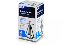 Camco Stack Jacks Aluminum Stabilizing Trailer Jacks (4-Pack)