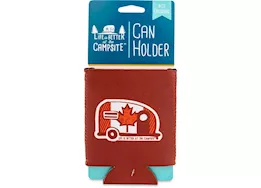 Camco Life is better at the campsite can holder, canada flag mini camper