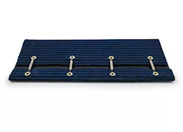 Camco Premium Wrap Around RV Step Double Rib Rug - 23" Wide Blue