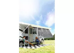 Camco Rv awning shade kit, 54inx 180in, black, bilingual