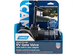 Camco 3in gate valve w/3.5in clear extension and cap