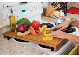 Camco Stove top work surface, bamboo (two-burner)