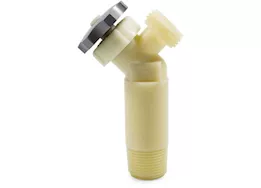 Camco Wh drain valve - plastic 2-1/2in shank (e/f) (skpk)