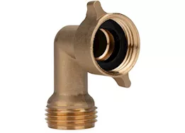 Camco 90-Degree Hose Elbow with Swiveling Easy Grip Connector