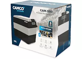 Camco portable refrigerator - cam-550, 55 liter, 12v/110v