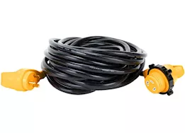 Camco PowerGrip Extension Cord - 50 ft. 30 Amp Male to 30 Amp Female Locking Adapter